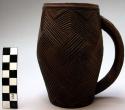Cup - carved wood