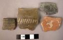 16 dark-burnished wares erhds (only 4 thin ware sherds in tray 6/11//87 E.R.)