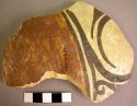 Early modern Hopi polychrome pottery part of jar