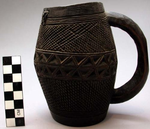 Cup - carved wood