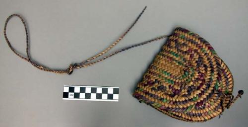 Basketry pouch