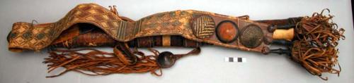 Tooled moroccan leather quiver