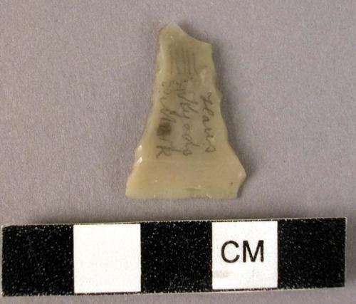 Transverse stone arrowhead, or trapeze