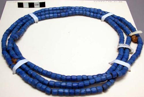 Necklace of glass beads