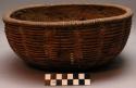 Small "plastered" basket. Katundi