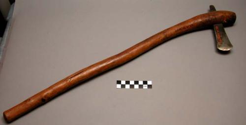 Wood and metal axe. Ifembi or Sembe