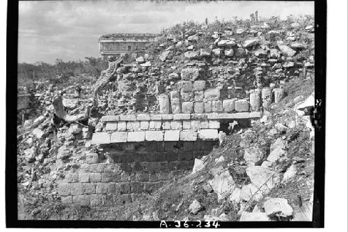 S. Buried Bldg., rear (S.) facade