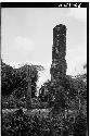 Stela E, re-erected with Stela F in foreground. 1935