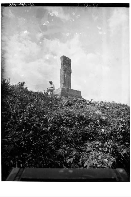 Stela 2 after reparation