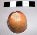 Section of a gourd with round orifice, in witch doctor's basket 39-64-50/3459