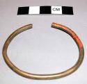 Brass bracelet - belongs to series III of Witch Doctor's outfit for treating wom