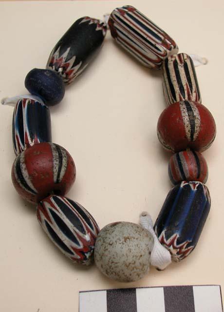 Very old "father" aggrey beads of unusual types