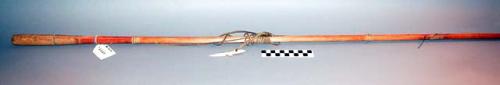 Harpoon with walrus tusk point