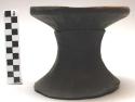 Wooden stool - mushroom-shaped, incised decoration (mbata)