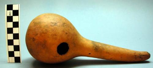 Gourd used for dipping water, undecorated, kibale