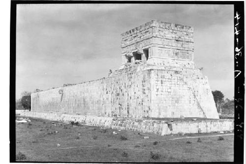 Ballcourt sculpture, Temple of figures, from SW