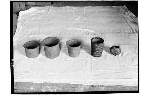 Pottery Specimens Nos. 115, 116, 117, 119, 120