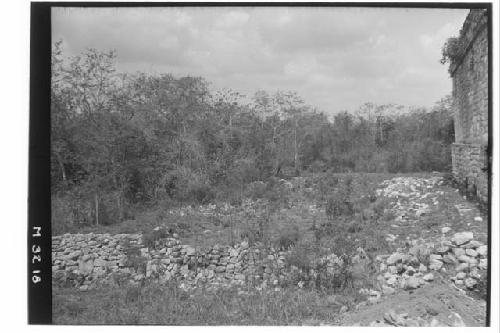 Rear of Monjas from east.