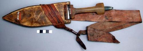 Native knife, sheath, and belt