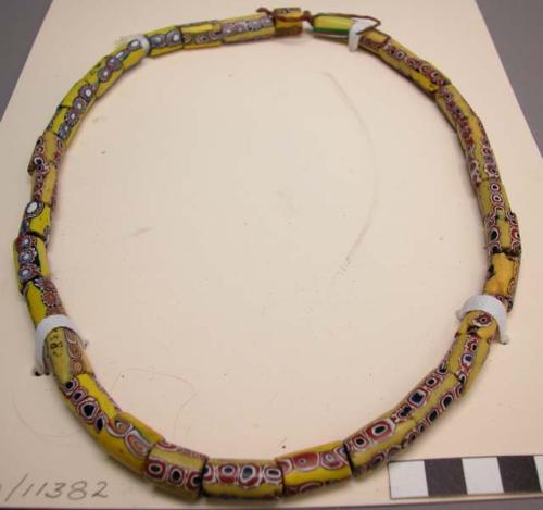 One strand of Venetian glass trade beads
