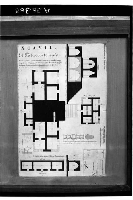 Xcavil, plan and section