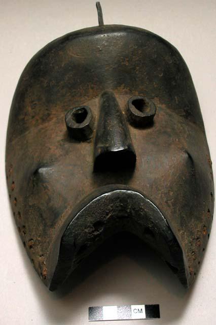 Wooden face mask.