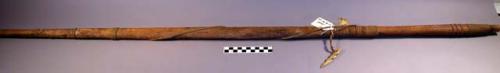 Wooden shaft of harpoon