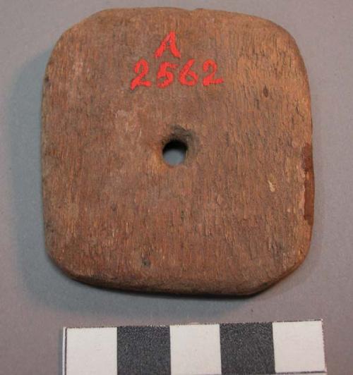 Perforated wooden object