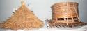 Model of granary made of bamboo and grass. Kokwe - granary; Haka - base.