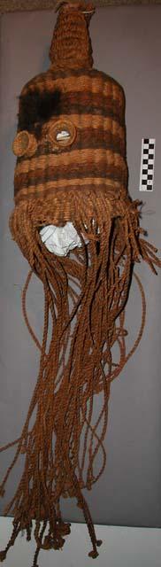 Circumcision mask made of woven rope