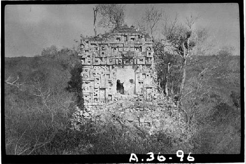 West facade of east tower