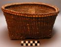 Small plastered basket.  Kashelo