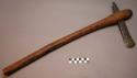 Wood and metal axe. Ifembi or Sembe