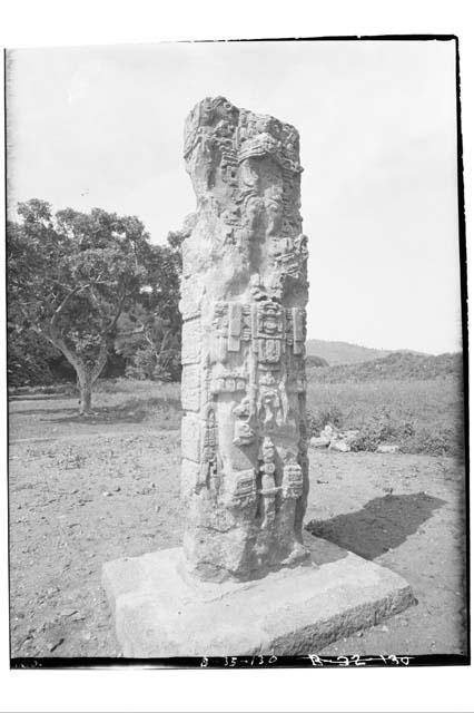 Stela 3 after reparation