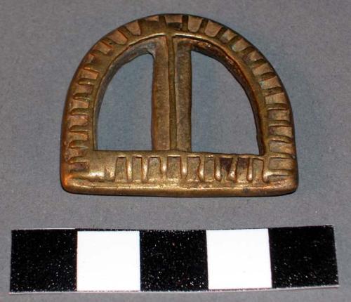 Cast brass or bronze stamp(?)