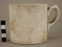 White china mug