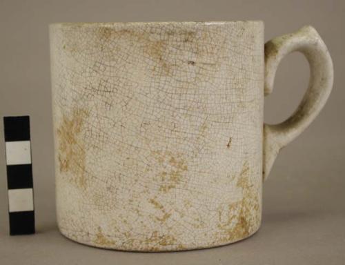 White china mug