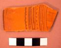 1 of 12 Aztec ware plate rimsherds