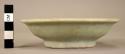 Small dish with light green glaze
