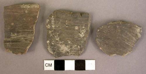 Fragments of pottery storage jars