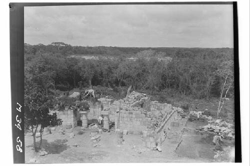 Monjas - E. mound from top E. wing