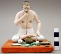 Figurine, seated male, Hindu dining