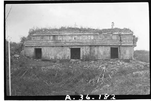 West facade of South Building at Chunhuhub