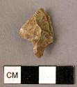 Chipped stone projectile point, stemmed