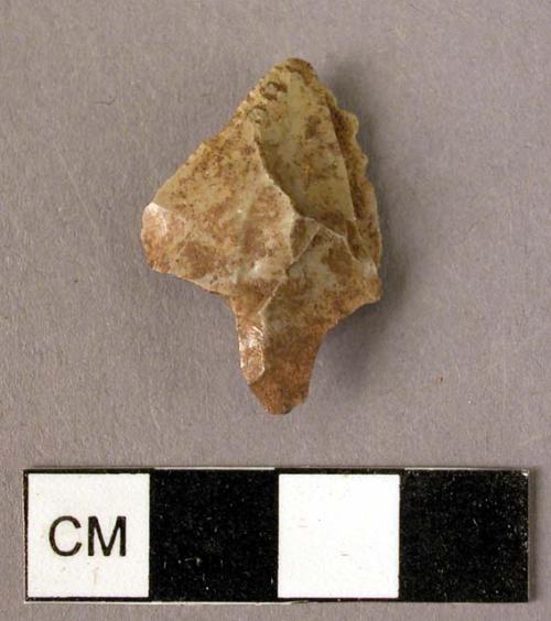 Chipped stone projectile point, stemmed