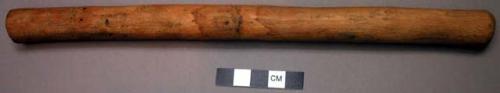 Wooden stick implement, 11" long