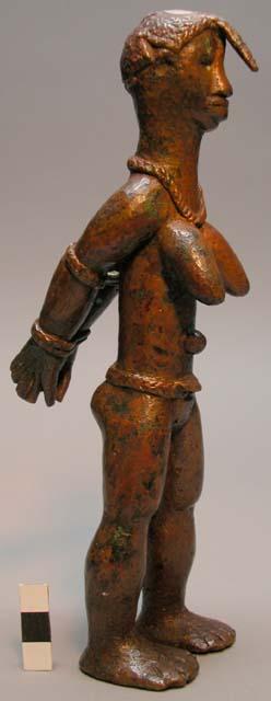 Bronze female figurine