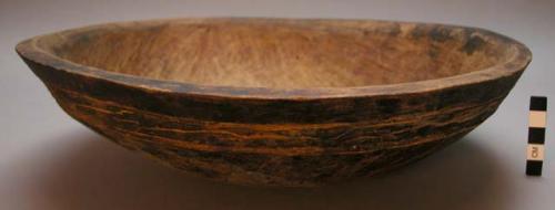 Wooden dish - formerly used as plates, now as serving dishes or for general use