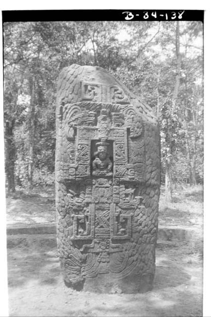 Stela I, finished, East side