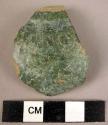 Rim potsherd - corrugations on shoulder